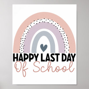 Poster Dernière Journée De Graduation À L'École Enseignan