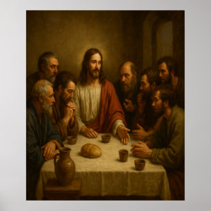 Poster Dernière soupe avec Jésus™ LDS Wall Art