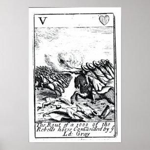 Poster Déroute de 1000 des rebelles à la bataille de