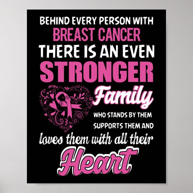 Poster Derrière Chaque Personne Avec Un Cancer Du Sein (Devant)