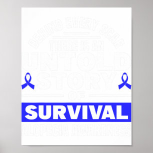 Poster Derrière Chaque Scar Untold Story Soutien Alopecia