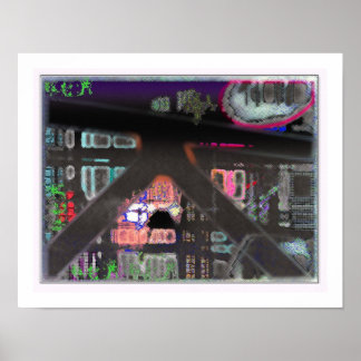 Poster Derrière les panneaux #1