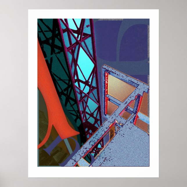 Poster Derrière les panneaux #2 (Devant)