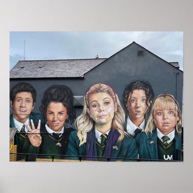 Poster Derry/Londonderry Irlande du Nord Derry Girls (Devant)