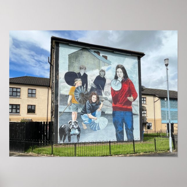 Poster Derry/Londonderry Irlande du Nord Les Troubles (Devant)