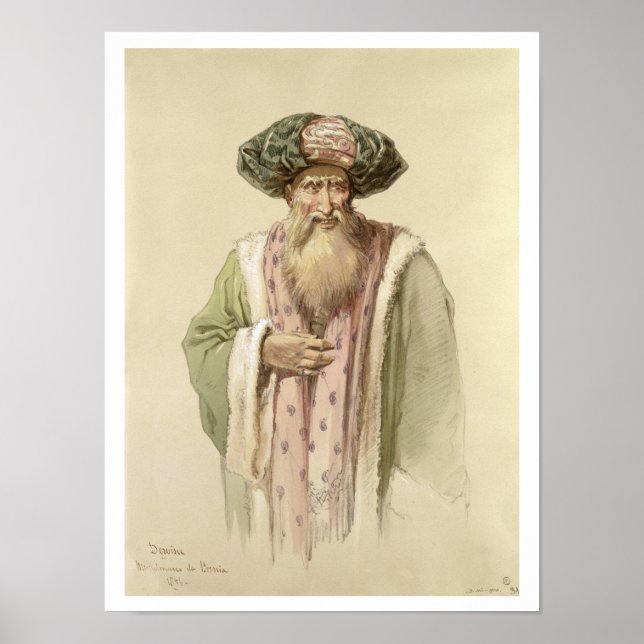 Poster Dervish - from Bosnia (Devant)