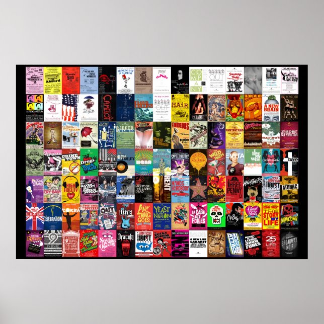 Poster des 100 premiers spectacles de New Line, Po (Devant)