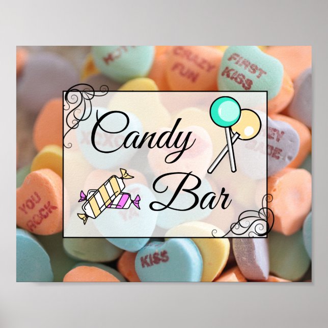 Poster des affiches Mariage ou Baby shower de la b (Devant)