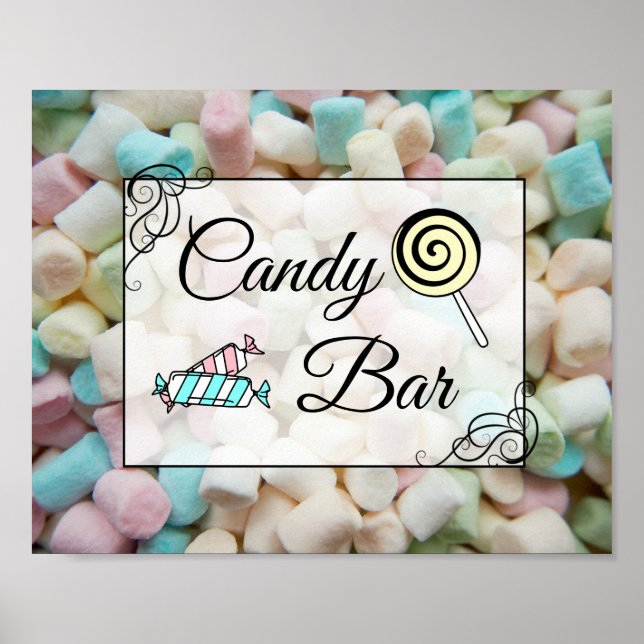 Poster des affiches Mariage ou Baby shower de la b (Devant)