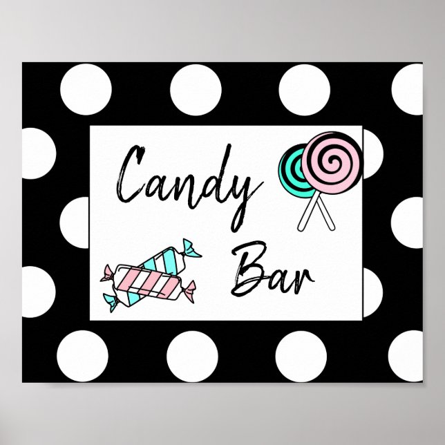 Poster des affiches Mariage ou Baby shower de la b (Devant)