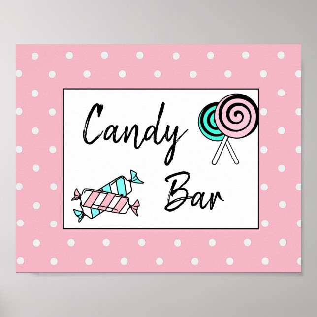Poster des affiches Mariage ou Baby shower de la b (Devant)