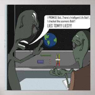Poster Des Aliens ont trouvé Intelligent Life ? ?