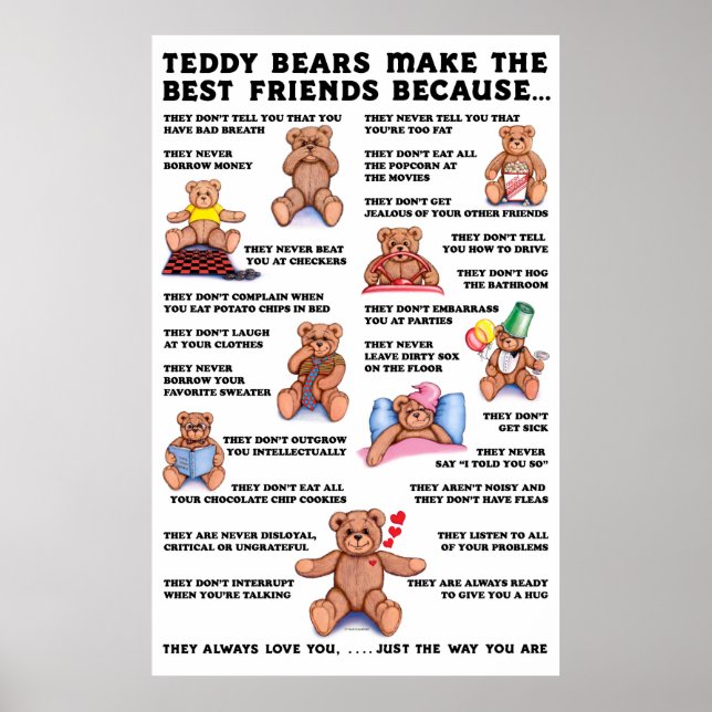 Poster des amis de Teddy Bear (Devant)