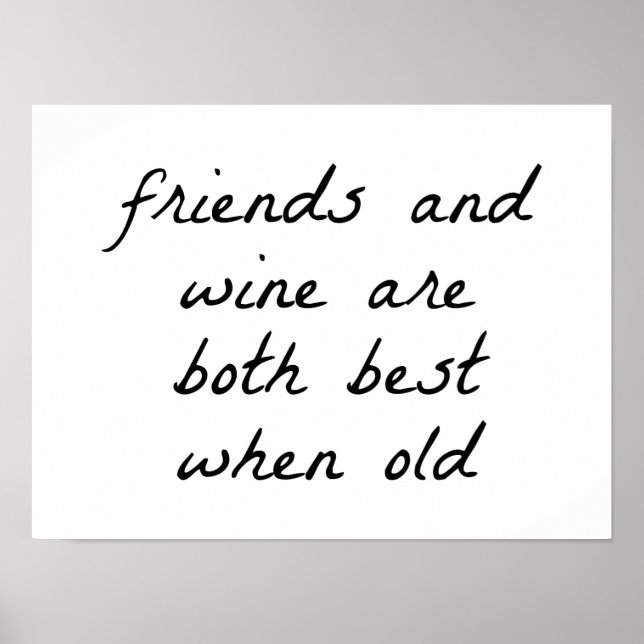 Poster Des Amis Et Des Vins (Devant)