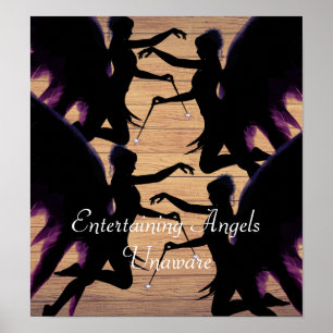 Poster Des anges divertissants ignorants