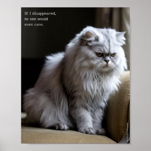Poster des animaux de compagnie solitaires et tris