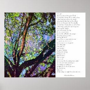 Poster Des arbres