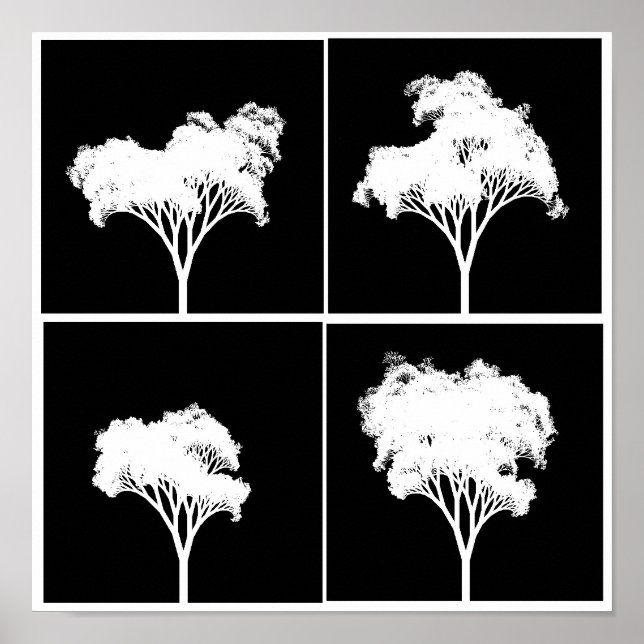 Poster des arbres récursifs (Devant)