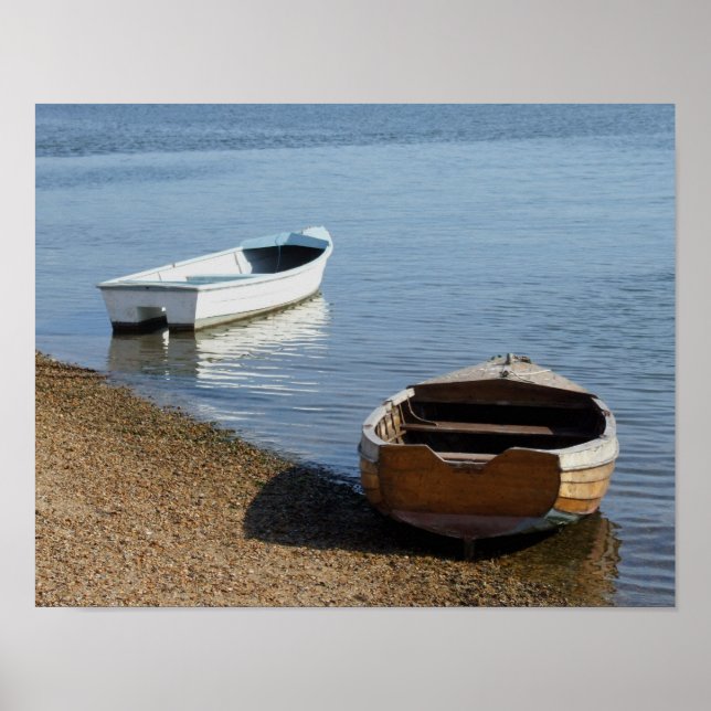 Poster des bateaux de rangée (Devant)