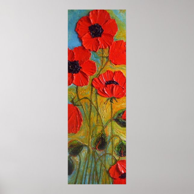 Poster des Beaux-Arts des grands papillons rouges  (Devant)