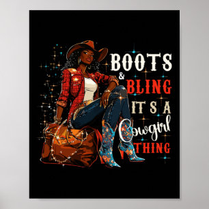 Poster Des bottes et des paillettes, c'est une affaire de