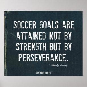 Poster des buts de football dans Denim déchiré 008