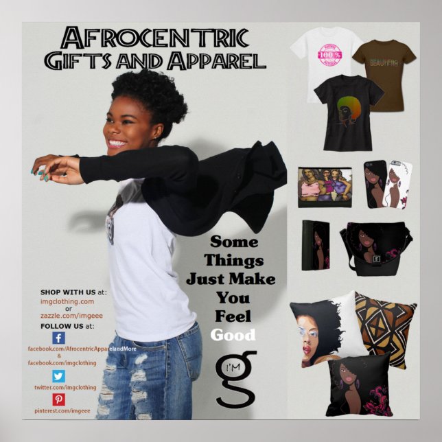 Poster des cadeaux afrocentriques (Devant)