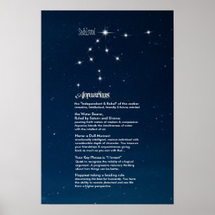 Poster des caractéristiques de l'Aquarius