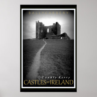 Poster des châteaux d'Irlande