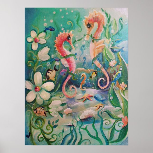 Poster des Chevaux de mer au printemps (Devant)