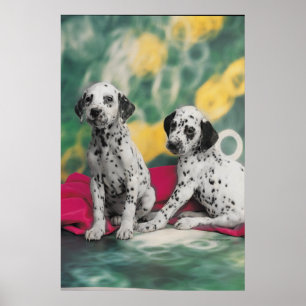 Poster des chiots dalmate