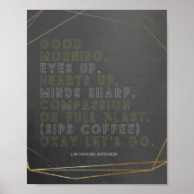 Poster des citations de Lin-Manuel Miranda