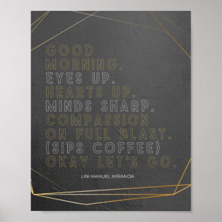 Poster des citations de Lin-Manuel Miranda