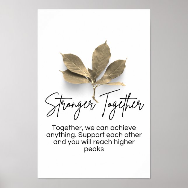 Poster des citations de motivation plus forte (Devant)
