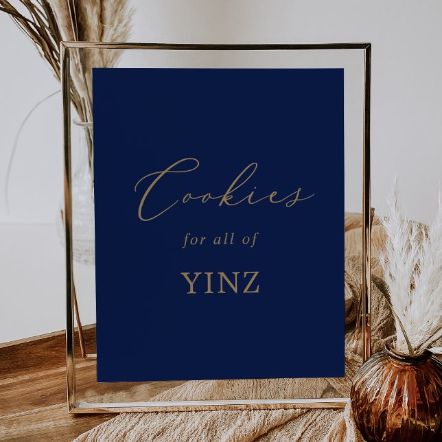 Poster Des cookies Gold et Navy pour tous les Yinz (Créateur téléchargé)