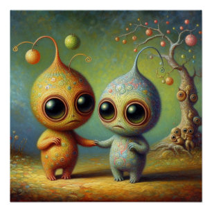 Poster Des créatures étranges