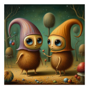 Poster Des créatures étranges