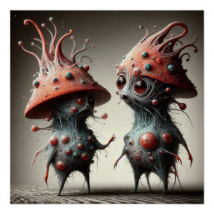 Poster Des créatures étranges
