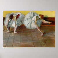 Poster des danseurs de ballet Degas Two