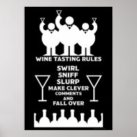 Poster des dégustateurs de vin