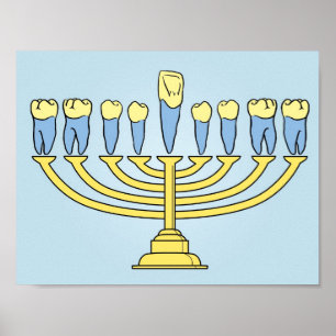 Poster des dents Hanoukka