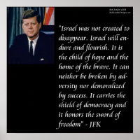 Poster des devis JFK & Israel