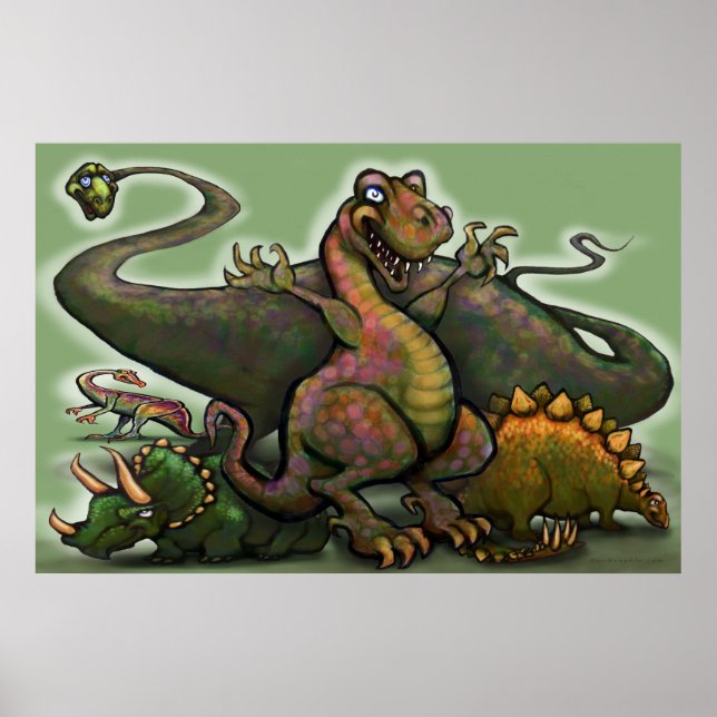 Poster des dinosaures (Devant)