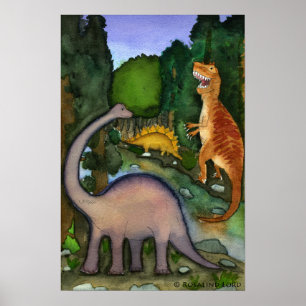 Poster des dinosaures