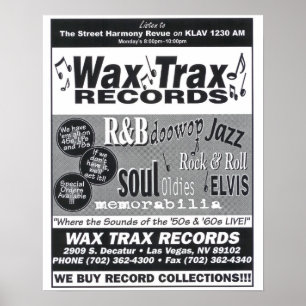Poster des dossiers de cire Trax