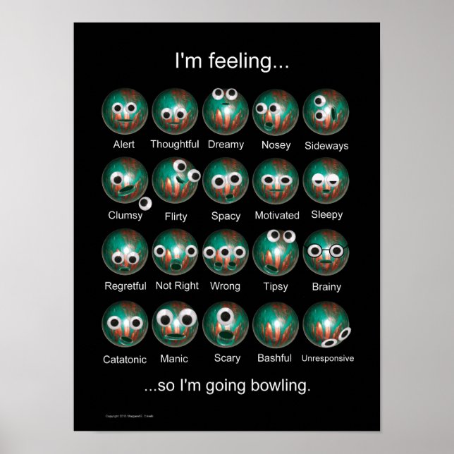 Poster des émotions de Bowling (Devant)