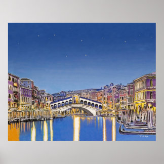 Poster des étoiles sur Venise