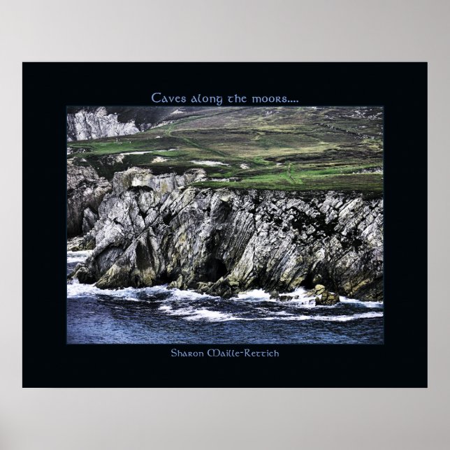 Poster des falaises d'Achill (Devant)