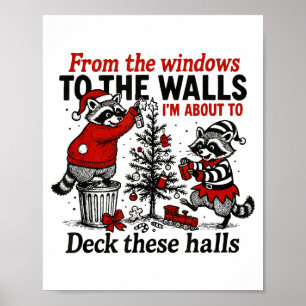 Poster Des fenêtres aux murs Je vais décorer