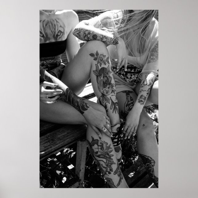 POSTER DES FILLES TATTOO (Devant)